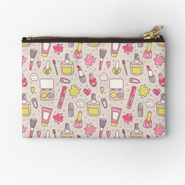 

cosmetic bags & cases women make up printed fashion cosmetics organizer bag for travel colorful storage lady small gift