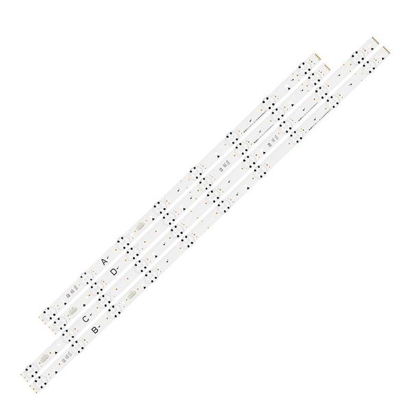 

strips 4pcs led backlight strip for lg 55" v19 unb 3266rev0.3 6916l3266a 3267a 3268a 3269a