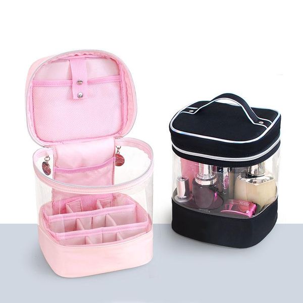 

portable cosmetic bag home bathroom make up organizers travel lipstick tools brush storage pouch toiletry makeup accessories bags & cases