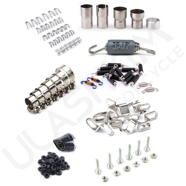 

motorcycle exhaust system pipe modified accessories fixed special spring scorpio locomotive double activity
