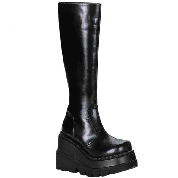 

boots women's high heels, black goth cosplay, women, big size f2l8
