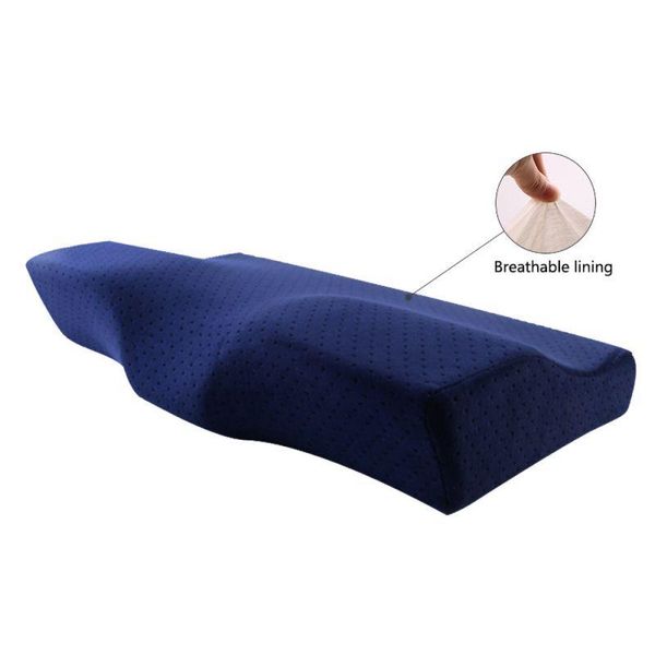 

pillow memory foam breathable relax neck protection orthopedic slow rebound cushion cervical for health care office table nap cu