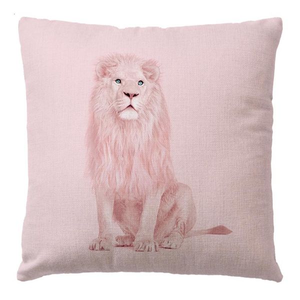 

sense of design pillow cushion linen pillow case cartoon flamingo series cushion car sofa