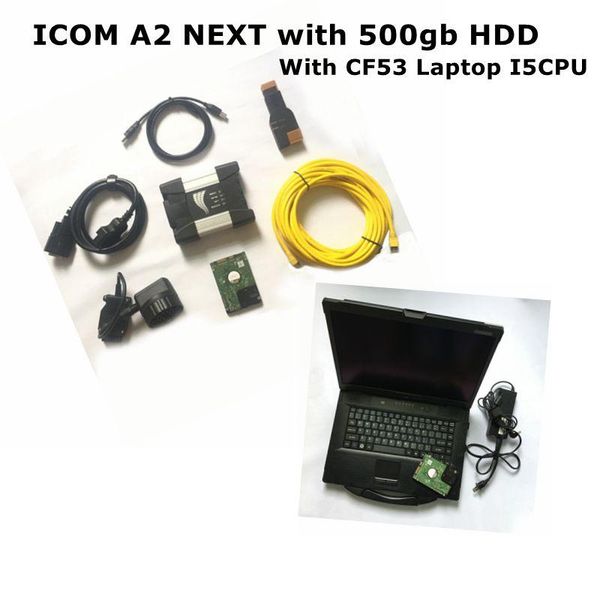 

diagnostic tools professional tool v2021.06 icom next for b.mw a2 a b c with 500gb hdd ista d p in toughbook cf53 laptop