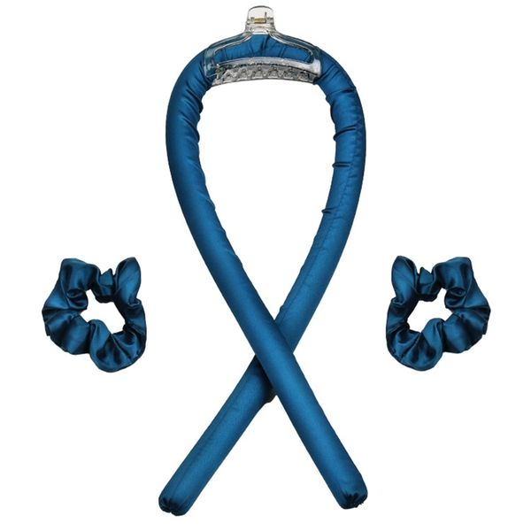 

curler set women039s universal iron heatless curling rod headband no heat curls silk ribbon rollers hair curle