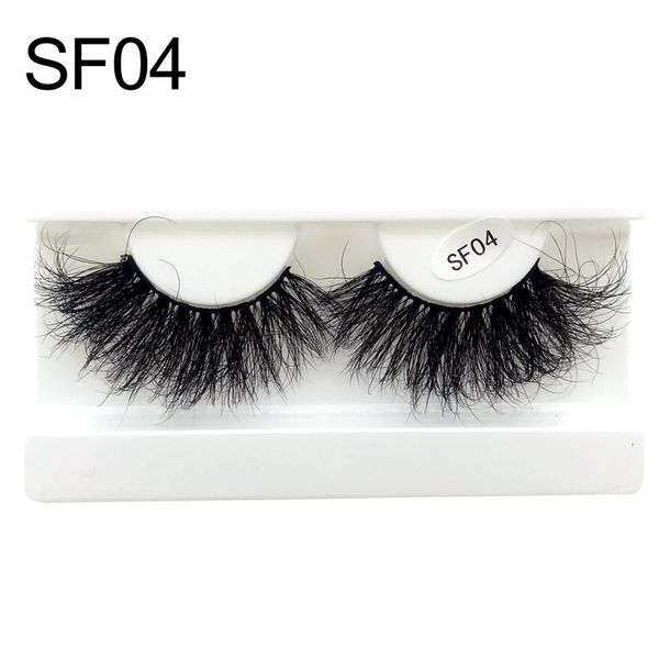 

false eyelashes 1 pair mink 25mm lashes fluffy 3d makeup dramatic long natural eyelash extension