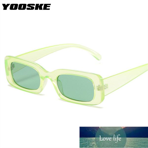 

yooske vintage small square sunglasses women fashion rectangle sun glasses men classic green eyewear shades uv400 goggles factory price expe, White;black