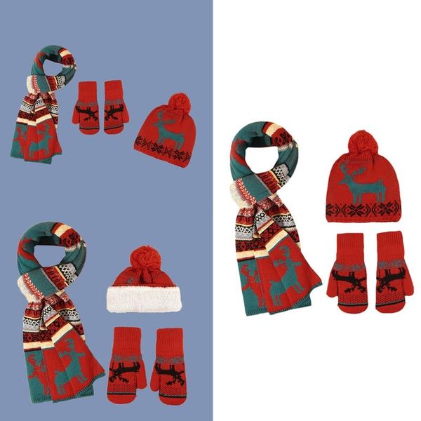 

hats, scarves & gloves sets christmas winter warm knit beanie hat long scarf set skull cap neck warmer for women, Blue;gray