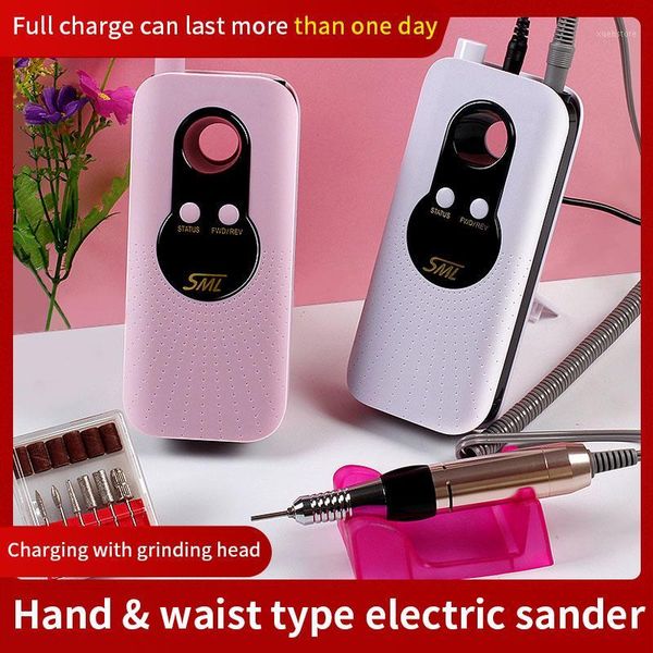 

nail drill machine35000rpm portable rechargeable pedicure strong polishing electric machine for manicure tools1