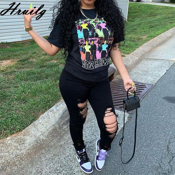 

jeans fashion big hole denim pants for women skinny casual full length personalized hollow out vintage pantalones para mujer women's &, Black;white