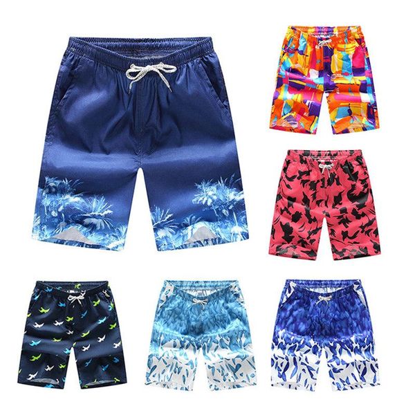 

summer large size beach shorts casual print men mens asian women men's, White;black