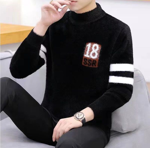 

mens designer sweaters hoodies womens casual round neck long sleeve sweater couples sweatshirt black size -2xl, White;black