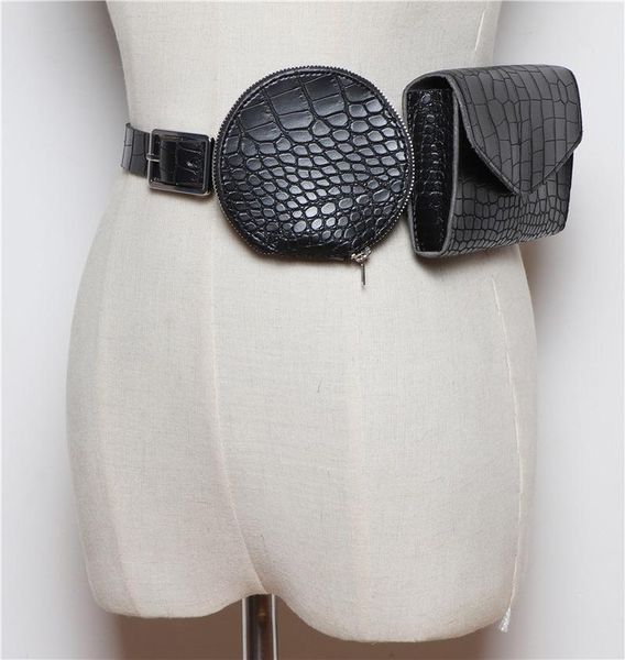 

waist bags 2021 women's bag round small mother phone belt fur fanny pack