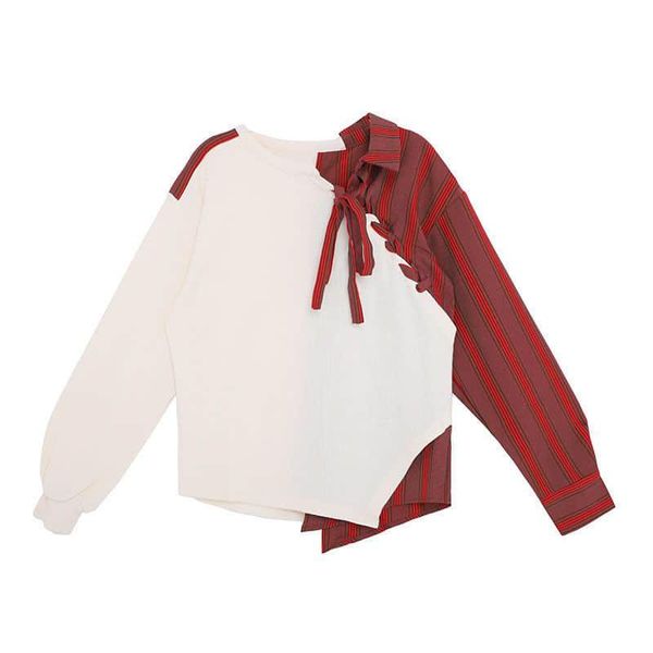 

spring autumn pullover korean loose oversized sweatshirts long sleeve goth clothes women casual patchwork o-neck women's hoodies, Black