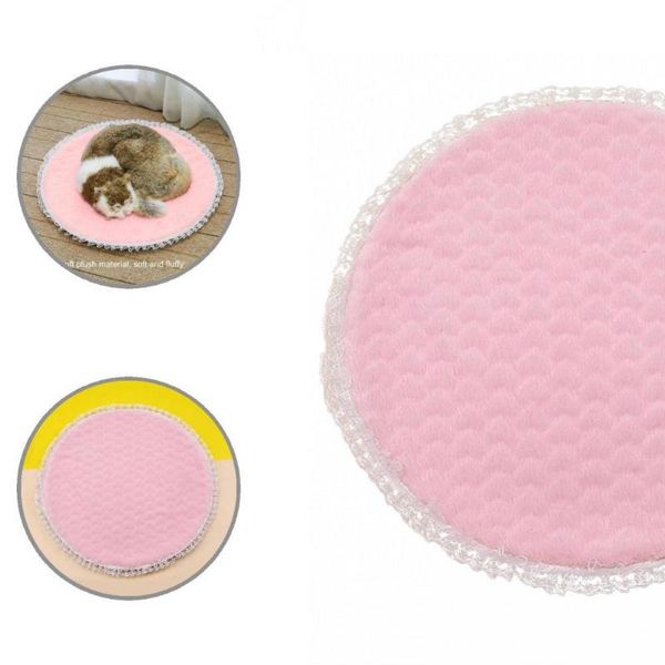 

kennels & pens decorative pet quilt lace decor pink cushion princess cat bed plush mat for dog blanket