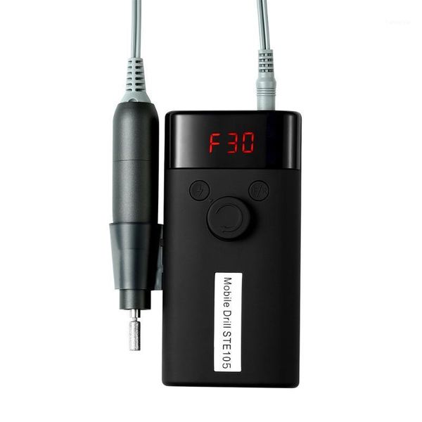 

electric nail drill machine digital display adjustable speed portable for removal manicure pedicure1, Silver