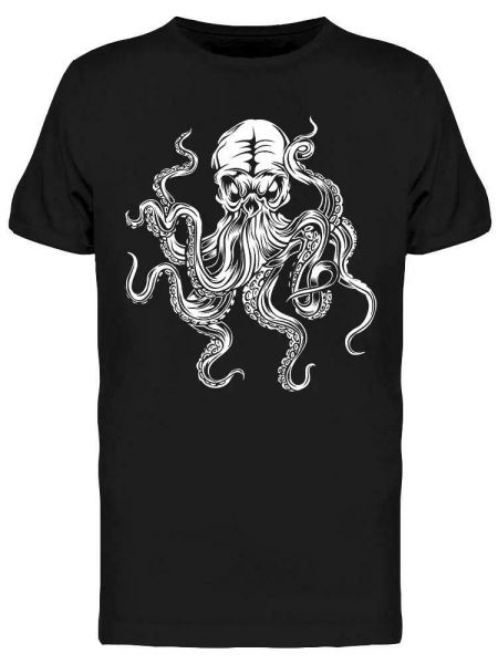 

Black Octopus Tee Men's -Image by Shutterstock, White;black