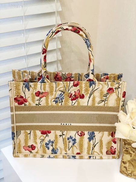 

2021women beach bag luxurys designers bags fashion shopping handbag casual tote large capacity embroidery craft support personalized
