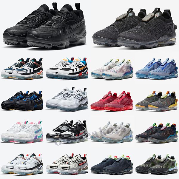 

men evo 2020 fk runner shoes evolution of icons women triple black wolf grey white relese date trainers sports sneakers 36-45