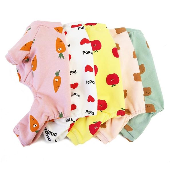 

dog apparel clothes warm soft pretty little cute pattern pet pajamas chihuahua clothing for dogs outfit oz