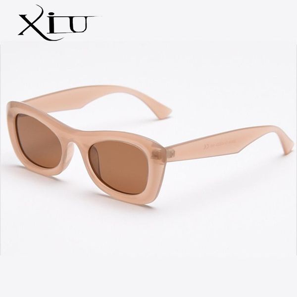 

sunglasses xiu women's polarized female tr90 uv400 brown driving ladies sun glasses cat eye leopard summer style gafas de sol, White;black