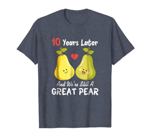 

10th wedding anniversary shirt funny couples t-shirt gifts, White;black