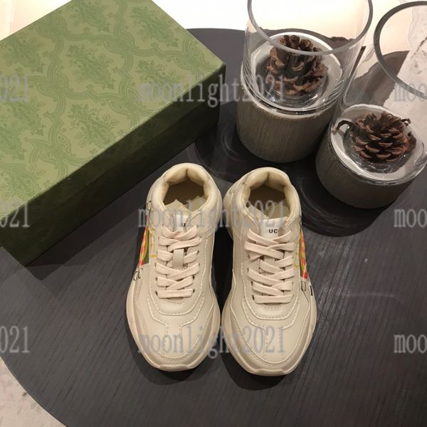 

22ss spring new kids sports dad sneaker shoes retro casual girls duck sneakers velcro toddler shoes imported classic canvas shoe for 1-3 yea, Black;red