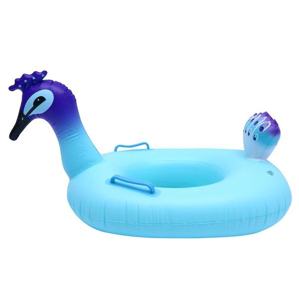 

life vest & buoy baby seat swim ring peacocks design children's fun pool toys