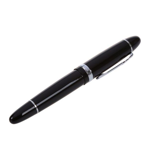 

fountain pens jinhao 159 black and silver m nib pen thick for gifts decorations usa