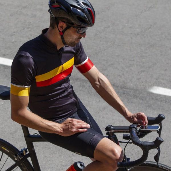 

racing jackets custom cycling jersey men summer black clothing short sleeve bike wear gear, Black;red