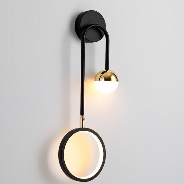 

wall lamps nordic lamp bedroom bedside modern creative living room el aisle led light indoor home lighting fixtures