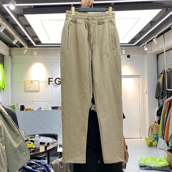 

men's pants represent sweatpants men women small logo embroidery trousers streetwear mens clothing, Black