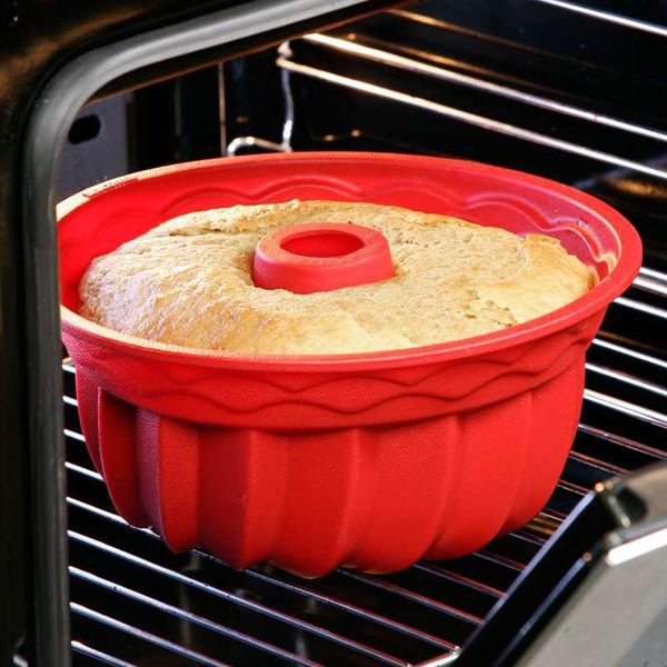 

baking moulds cake silicone mold 9 inch gear shape mousse bakeware diy toast bread tool chocolate jelly pudding