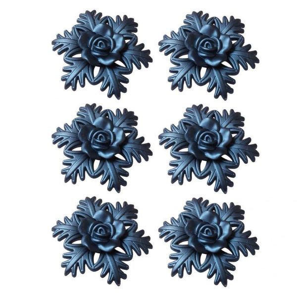 

napkin rings ornamental alloy table decor snowflake flower ring for holiday