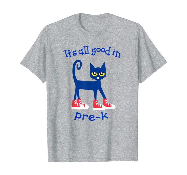 

it's all good in pre-k - back to school shirt, White;black