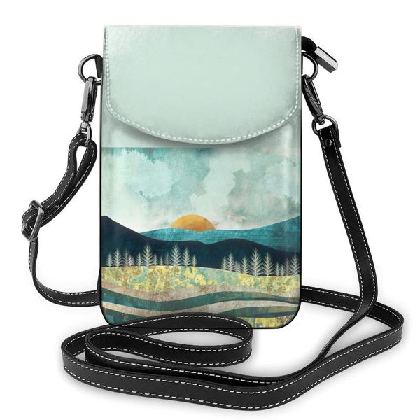 

evening bags mountain shoulder bag reusable leather outdoor women woman bulk purse