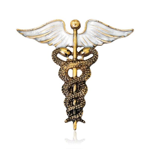 

pins, brooches exaggerated retro men's brooch alloy drip serpentine pin custom wholesale clothing accessories manufacturers supply, Gray