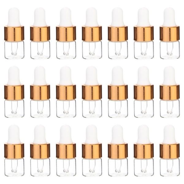 

storage bottles & jars 100pcs 1ml essential oil subpackaging dropper bottle