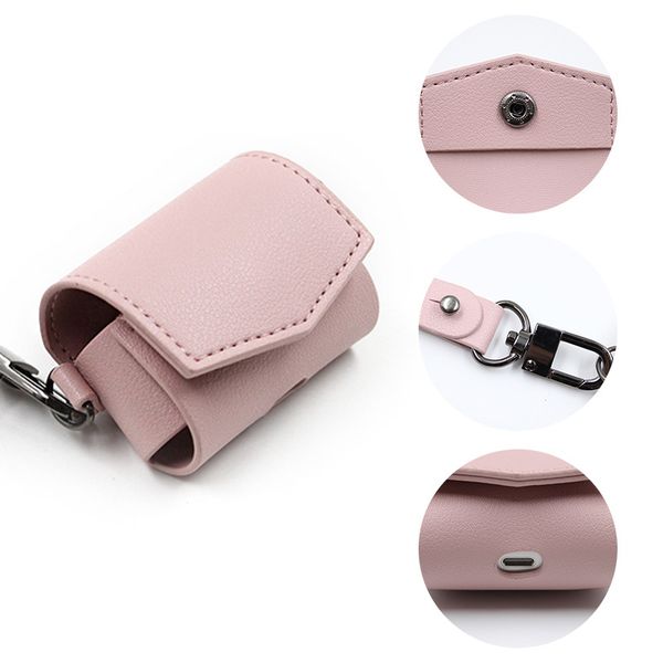 

leather case bag for airpods soft silicone flexible cases cover cute shockproof earphone protector bulk 97243