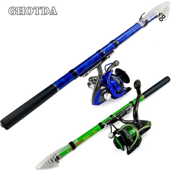 

rock fishing rod combo 1.5-3.0m and spinning reel set carp kit boat rods