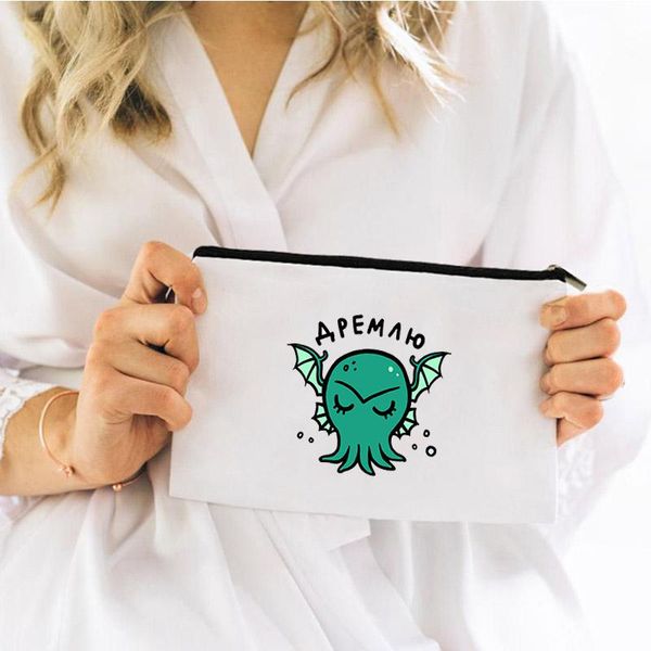 

cosmetic bags & cases bag travel mini cartoon personal makeup for storage handbags women's make up pouch woman kawaii