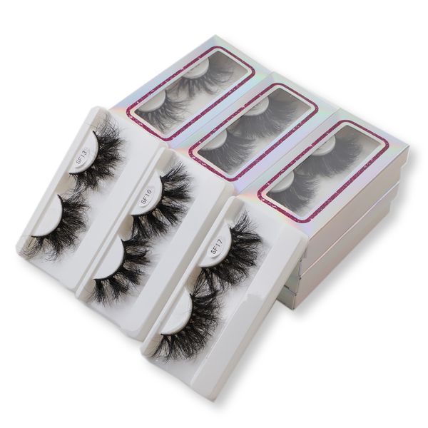 25mm eyelashes fluffy lashes mink messy long lash extension dramatic lasting false eyelash makeup wholesale reusable in bulk
