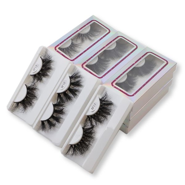 

25mm eyelashes fluffy lashes mink messy long lash extension dramatic lasting false eyelash makeup wholesale reusable in bulk