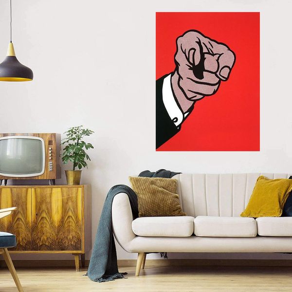 Finger Große Ölgemälde auf Leinwand Home Decor Handkräfte / HD Print Wandkunst Bilder Anpassung ist akzeptabel 21072009