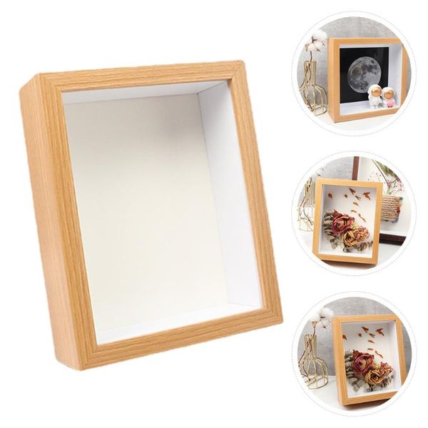 

frames 1pc wooden po frame deskholder chic dried plant leaves