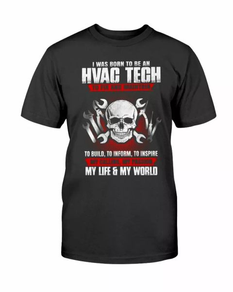 

funny hvac tech t-shirt for men hvac technician tee gifts to fix and maintain, White;black