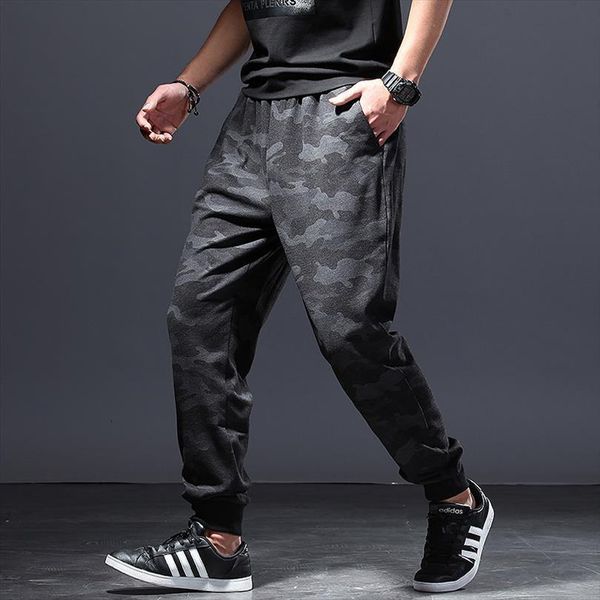 

summer trousers sweatpants oversized camouflage women pants casual stretch tooling hip hop harem streetwear, Black