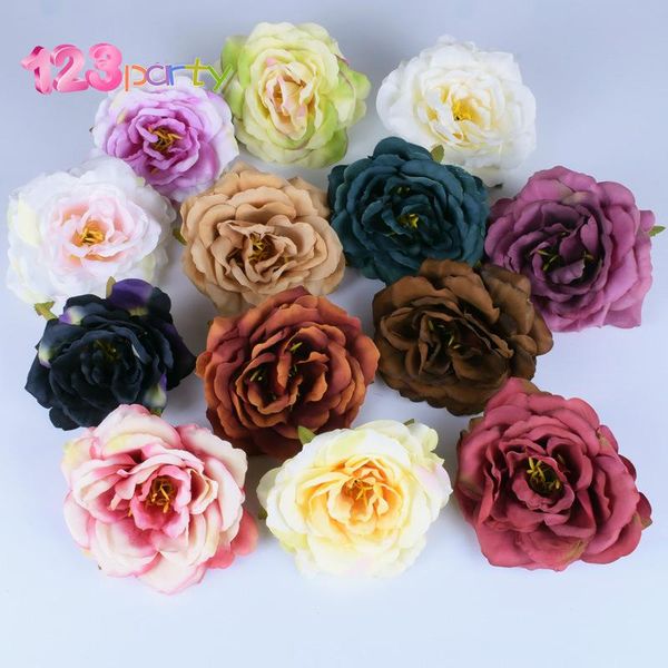 

decorative flowers & wreaths 11cm peony flower heads scrapbooking artificial for home wedding birthday party decoration supplies baby showe