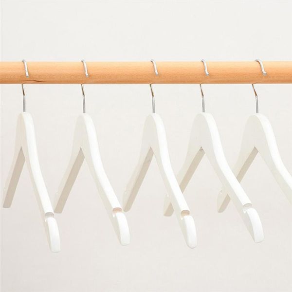 

white coat hanger solid wood hangers sweater extra wide shoulder wooden for heavy skirt & racks