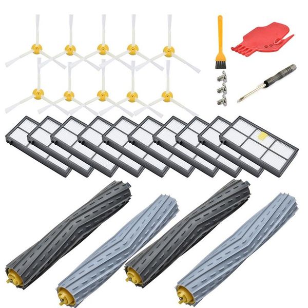 

vacuum cleaners replacement accessory kit for 800 series 850 860 861 866 870 880 890 900 960 980,10 filter,10 side brush,2